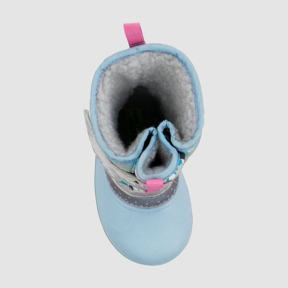 Western Chief -  Toddler Girls' Denali Lighted Faux F Blue - Picture 3 of 4